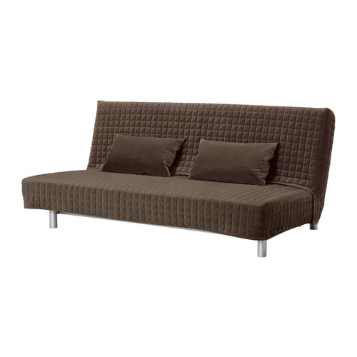 BEDDINGE Threeseat sofabed cover Genarp brown, IKEA