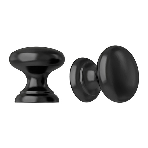 FÅGLAVIK Knob black, IKEA