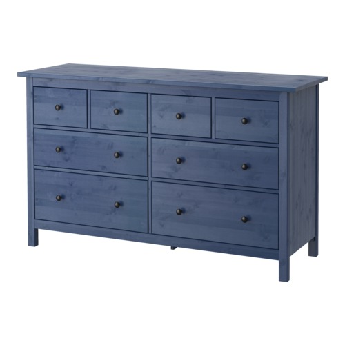 HEMNES Chest of 8 drawers blue IKEA