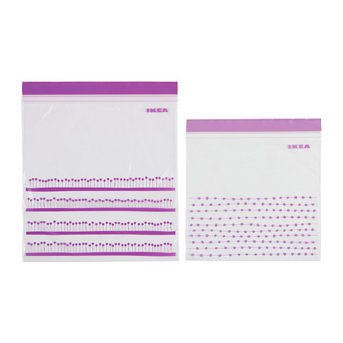 ISTAD Plastic bag IKEA Re-sealable; can be used over and over again. 