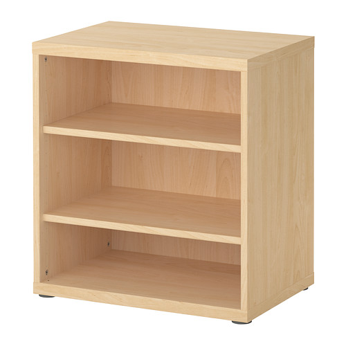 BESTÅ Shelf unit/height extension unit birch effect IKEA
