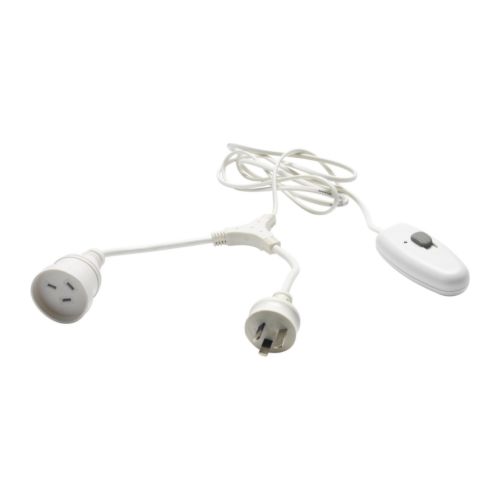 DIMMA Cord dimmer switch IKEA Easy to use - to be connected directly between the lamp and the wall socket; no tools required. 