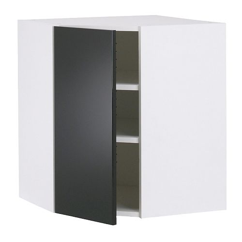 FAKTUM Corner wall Abstrakt black, 60x70 cm IKEA