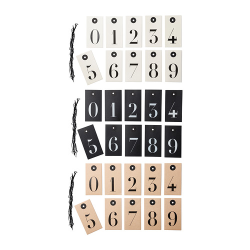 HISTORISK Gift tags IKEA