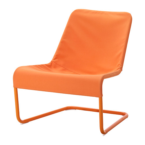 LOCKSTA Easy chair orange IKEA