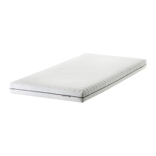 MALFORS Foam mattress Single, firm/white IKEA