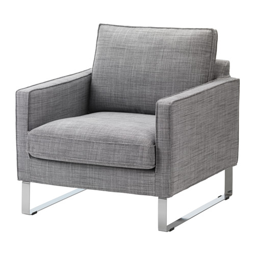 MELLBY Armchair Isunda grey IKEA