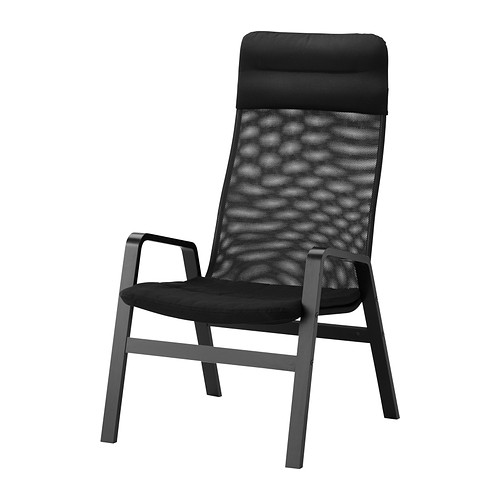 NOLBYN Highback armchair black/black IKEA