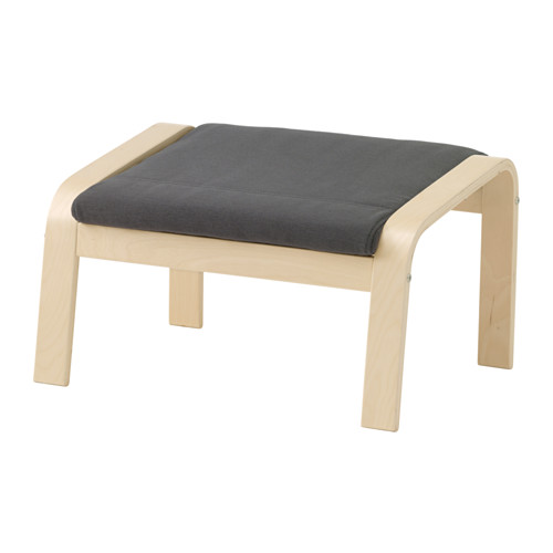 POÄNG Footstool Finnsta grey IKEA