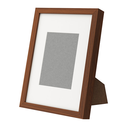 RIBBA Frame medium brown IKEA