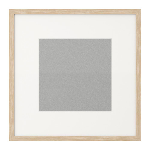RIBBA Frame white stained oak effect IKEA