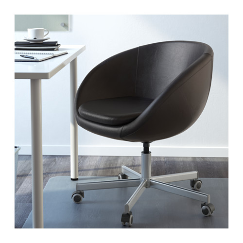 SKRUVSTA Swivel chair Idhult black IKEA