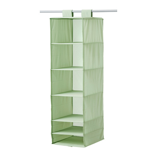 SKUBB Storage with 6 compartments light green IKEA