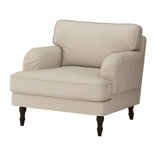 STOCKSUND Armchair cover Nolhaga light beige IKEA