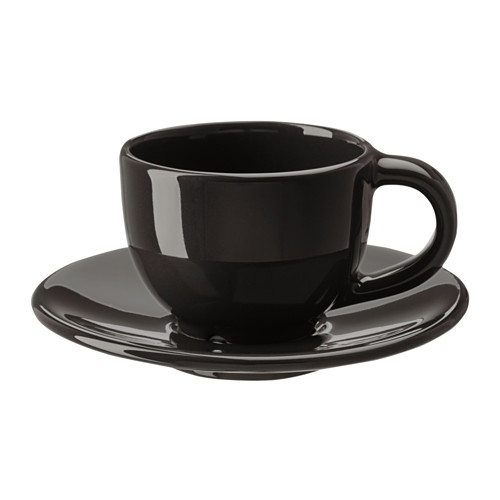 VARDAGEN Espresso cup and saucer IKEA