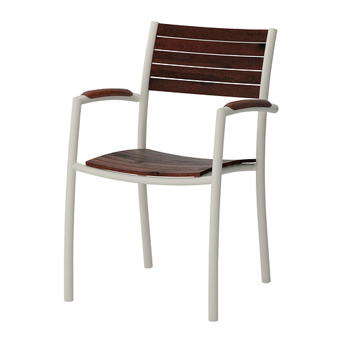 VINDALSÖ Chair with armrests, outdoor IKEA