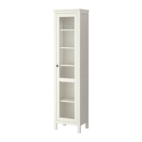 HEMNES Vitrine teinté blanc IKEA