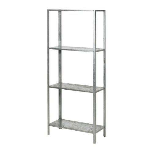 HYLLIS Étagère, acier zingué
			                        &nbsp;Largeur: 60 cm Profondeur: 27 cm Hauteur: 140 cm Charge max./tablette: 25 kg  