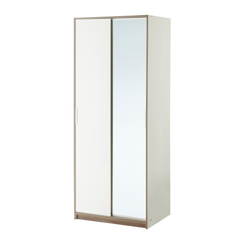 TRYSIL Armoirependerie blanc/miroir IKEA