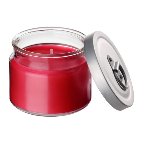 FLÄRDFULL Geurkaars in glas IKEA Doof de kaars eenvoudig door de deksel erop te doen; de geur blijft dan ook behouden.