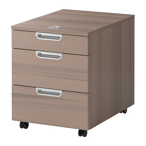 GALANT Ladeblok op wielen grijs IKEA