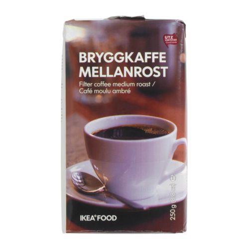 BRYGGKAFFE MELLANROST Ground coffee, medium roast IKEA