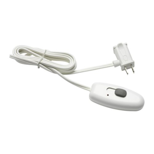 DIMMA Cord dimmer switch &nbsp; Easy to use - connect directly between the lamp and the wall socket; no tools required. 