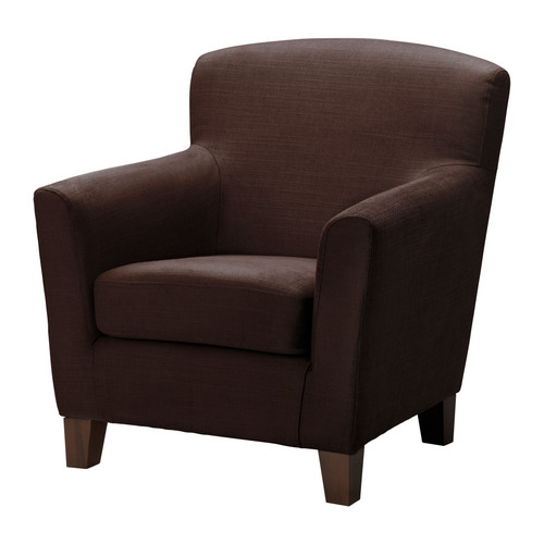 EKENÄS Armchair &nbsp; High back provides soft and comfortable support for the neck and head.