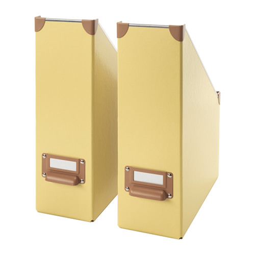 FJÄLLA Magazine file yellow IKEA