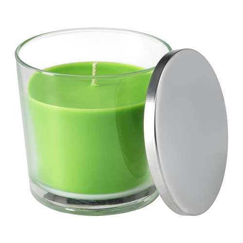 SINNLIG Scented candle in glass IKEA