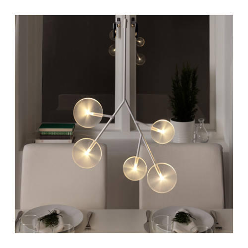 STRÅLA LED chandelier, 5 arm IKEA