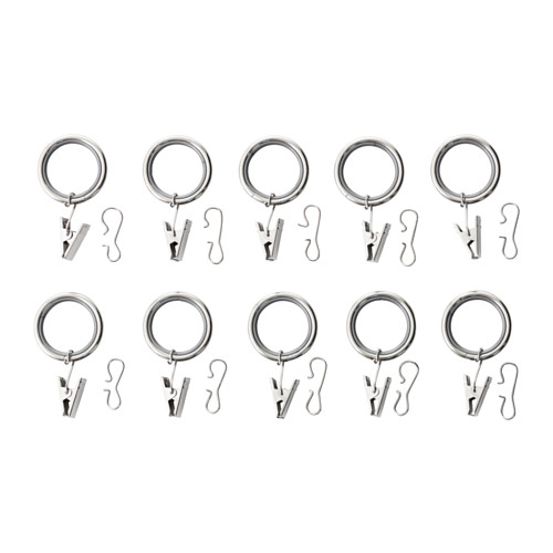 SYRLIG Curtain ring with clip and hook IKEA