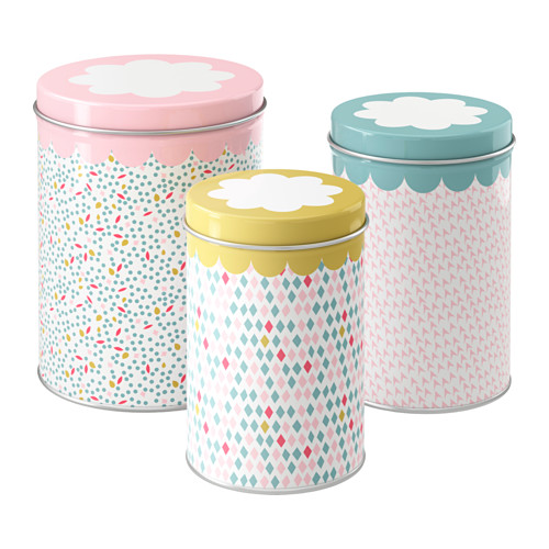 UDDIG Container with lid, set of 3 IKEA