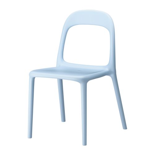 URBAN Chair light blue Width: 20 1/2 " Depth: 20 1/8 " Height: 31 7/8 " Seat width: 17 3/4 " Seat depth: 15 3/4 " Seat height: 17 3/4 "  Width: 52 cm Depth: 51 cm Height: 81 cm Seat width: 45 cm Seat depth: 40 cm Seat height: 45 cm  