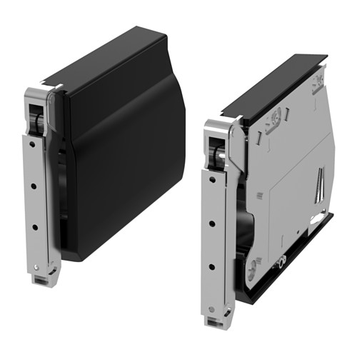 UTRUSTA Large hinge for horizontal door black IKEA