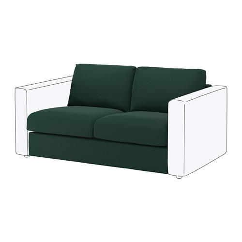 VIMLE Loveseat section Gunnared dark green IKEA