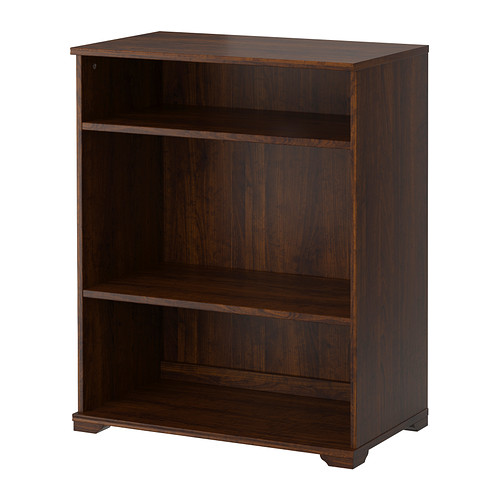 BORGSJÖ Étagère &nbsp; Deux tablettes à hauteur réglable, à adapter selon vos besoins.  Gaine câbles intégrée. 