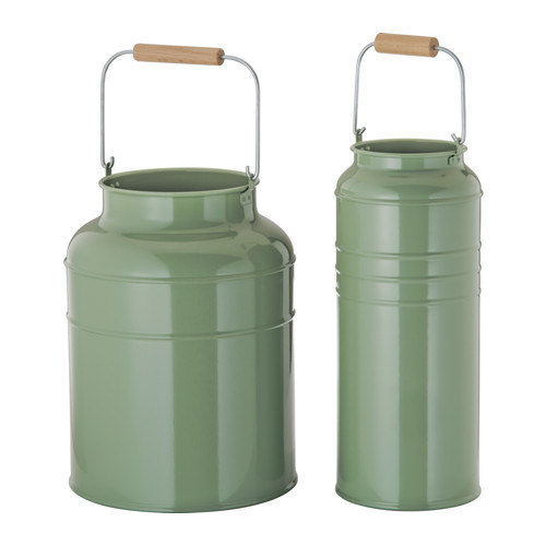 SOCKER Vase 2er-Set Für drinnen und draußen geeignet. Stapelbar ...