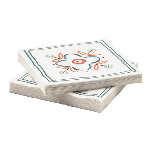 UTFÖRLIG Papierserviette 3-lagig, hohe Saugfähigkeit.