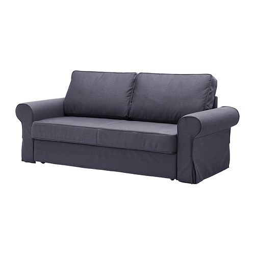 BACKABRO Bezug 3er-Bettsofa - Jonsboda blau, - IKEA