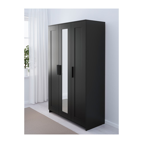 brimnes kleiderschrank turig schwarz__0428309_PE583469_S4