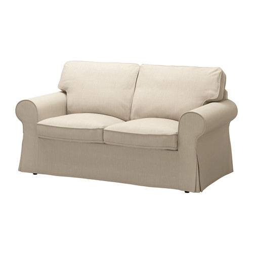 EKTORP Bezug 2er-Sofa - Nordvalla dunkelbeige - IKEA