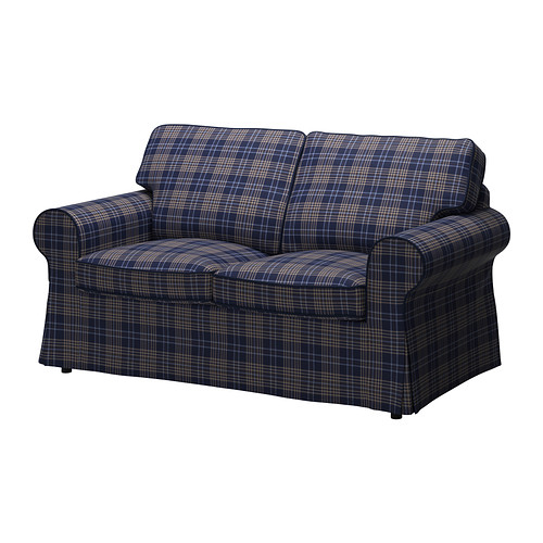 EKTORP Bezug 2er-Sofa - Rutna bunt - IKEA