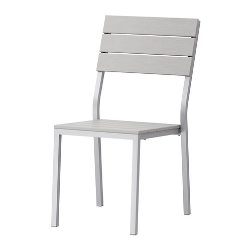 FALSTER Stuhl/außen - grau - IKEA