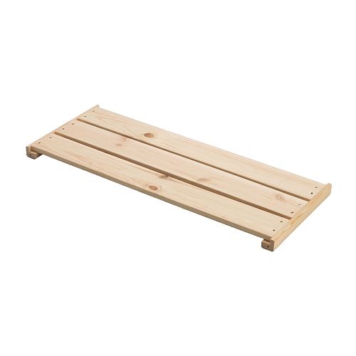 GORM Regalboden  Unbehandeltes Holz; kann geölt oder lasiert werden.   Für persönliche Note und strapazierfähigere Oberfläche. 