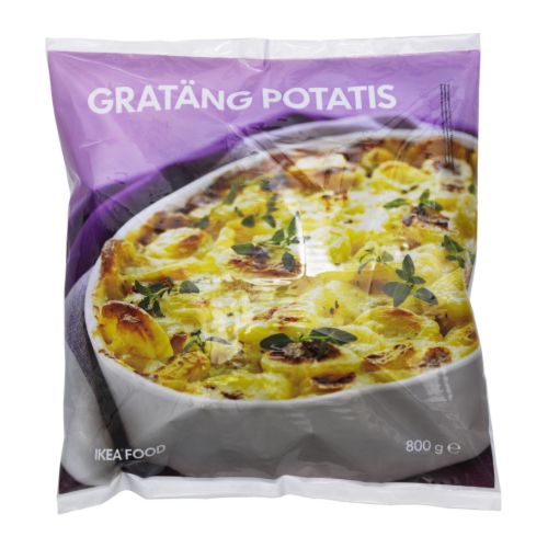 GRATÄNG POTATIS Kartoffelgratin, gefr  Fertige Mischung für Kartoffelgratin; keine weiteren Zutaten nötig. 