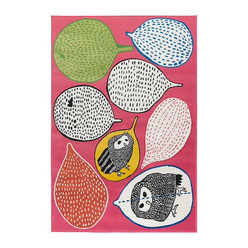 GULÖRT Teppich Kurzflor  Der dichte Flor ist kuschelig an den Füßen und wirkt gleichzeitig geräuschdämpfend. 