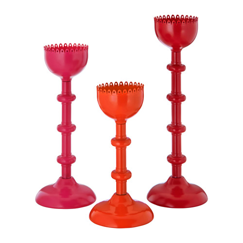 HÅRFIN Kerzenständer/halter, 3erSet IKEA