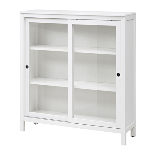 HEMNES Vitrine weiß gebeizt IKEA