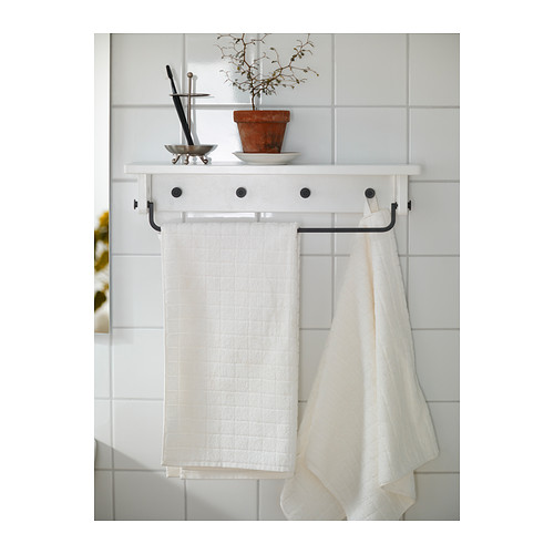 IKEA HJÄLMAREN Handtuchhalter Regal Ablage Badezimmer weiß NEU OVP eBay